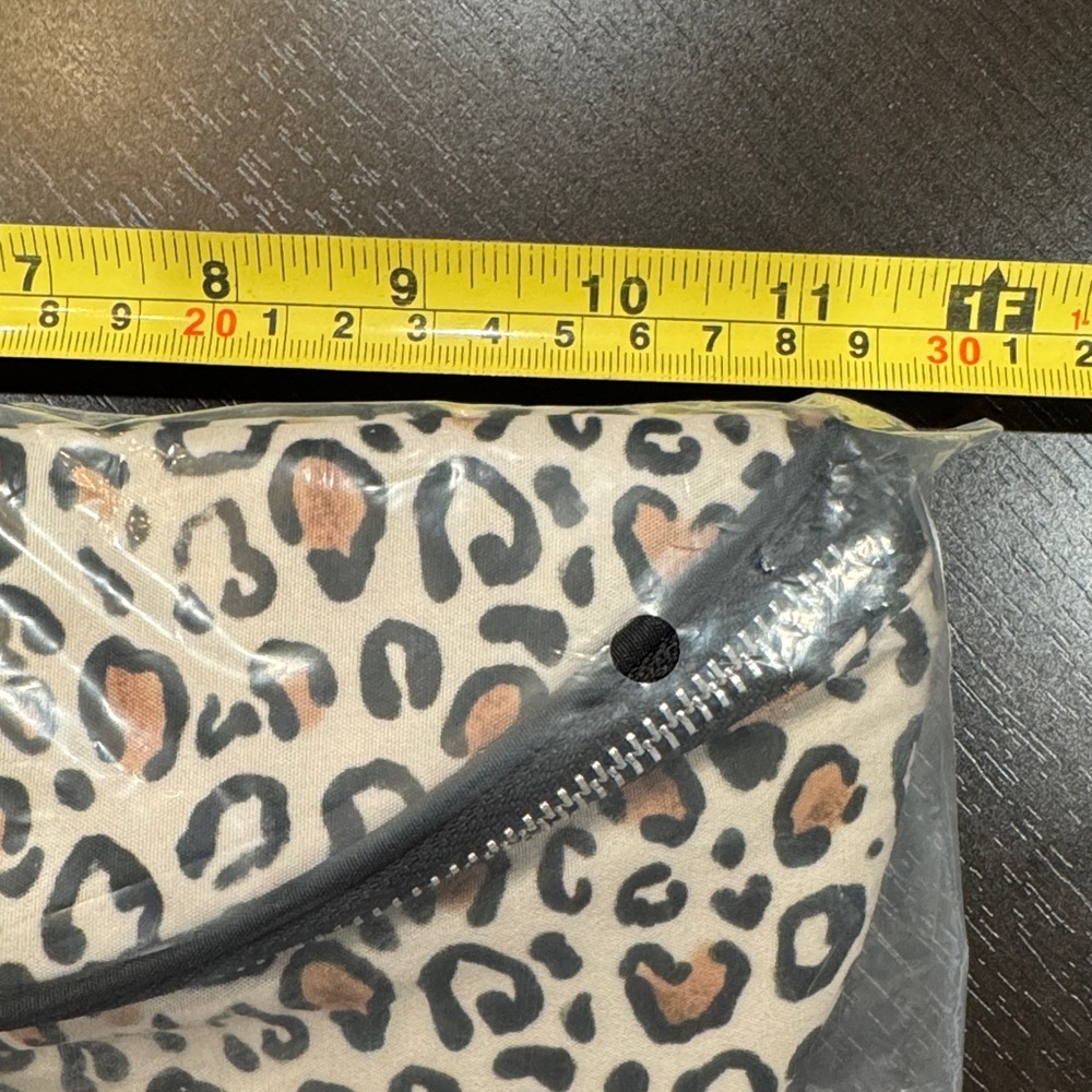 Brighton Leopard Print Beltbag in Tan, Black & Brown - Picture 5 of 6